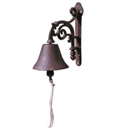 Vintage dørklokke i støbejern med klassisk design til hoveddør og entré