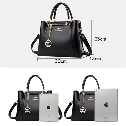 Vivian luksus skuldertaske med crossbody-rem