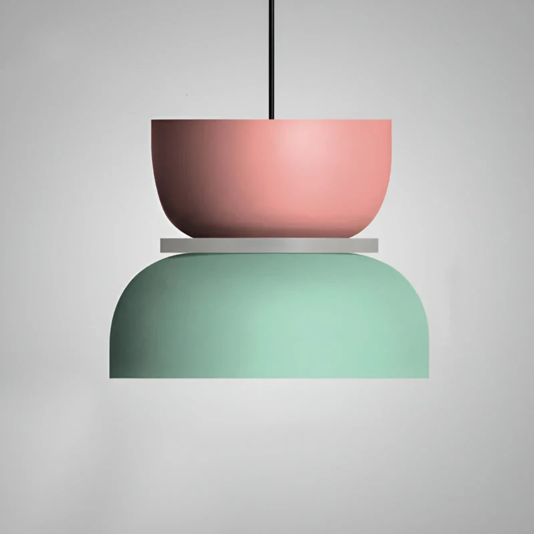 VividGlow Macaron LED Pendellampe med Farverigt Moderne Design