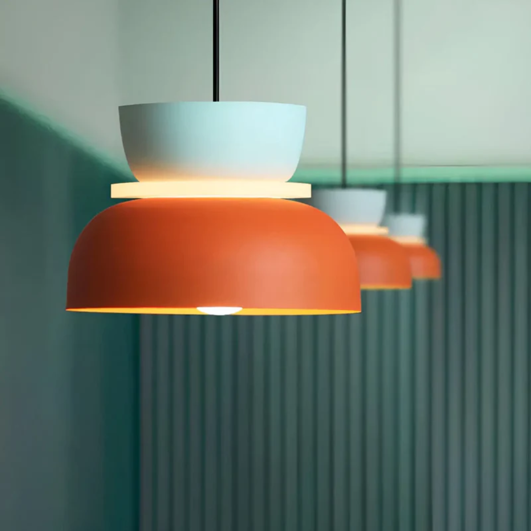 VividGlow Macaron LED Pendellampe med Farverigt Moderne Design
