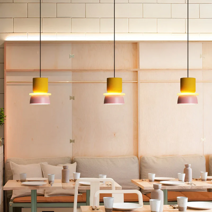 VividGlow Macaron LED Pendellampe med Farverigt Moderne Design