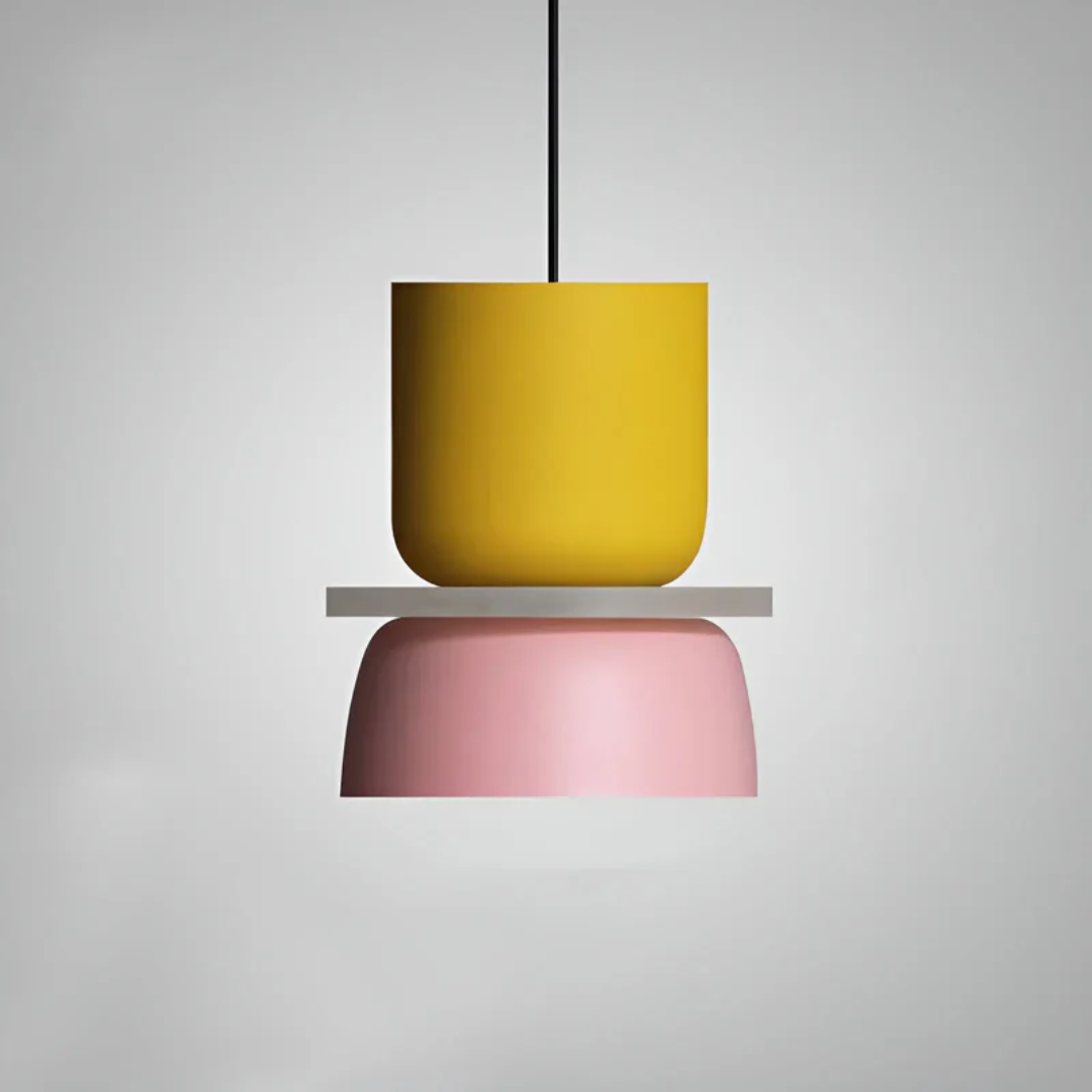 VividGlow Macaron LED Pendellampe med Farverigt Moderne Design