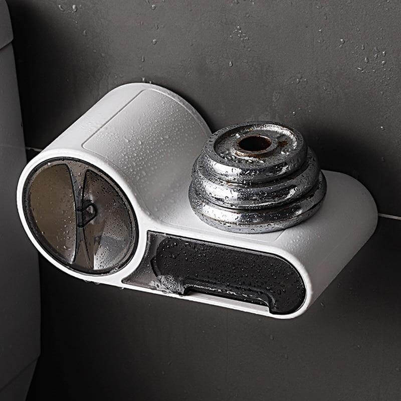 Vægmonteret toiletpapirholder med pladsbesparende moderne design