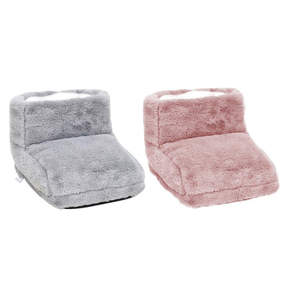 WarmFeet Trådløs Fodvarmer med Genopladelig USB-funktion og Blødt Fleece
