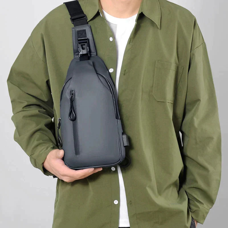 Vandtæt Tyverisikker Crossbody Sling Taske til Herrer og Damer