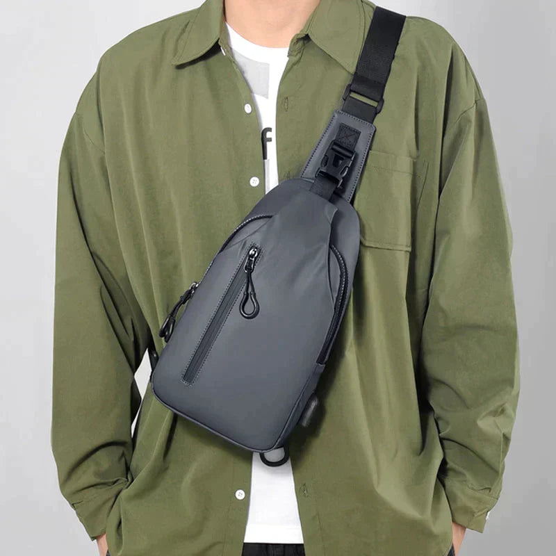 Vandtæt Tyverisikker Crossbody Sling Taske til Herrer og Damer