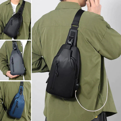 Vandtæt Tyverisikker Crossbody Sling Taske til Herrer og Damer