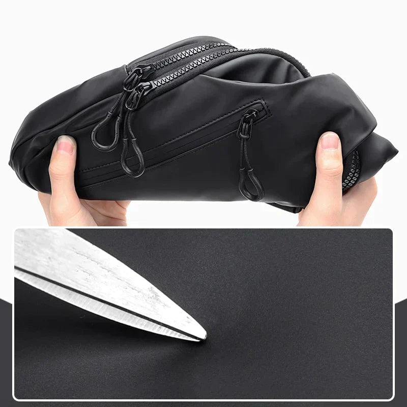 Vandtæt Tyverisikker Crossbody Sling Taske til Herrer og Damer