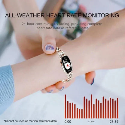 Vandtæt Fitness Tracker Smartarmbånd til Kvinder med Pulsmåling og Aktivitetsovervågning