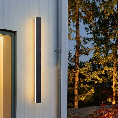 Vandtæt LED Udendørs Væglampe – Moderne Minimalistisk Facadelampe