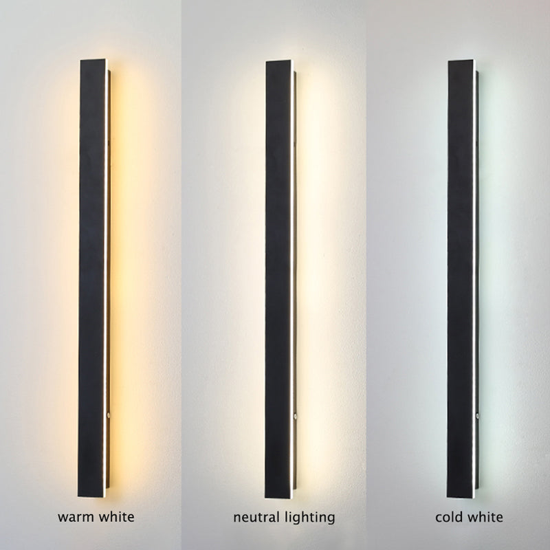 Vandtæt LED Udendørs Væglampe – Moderne Minimalistisk Facadelampe