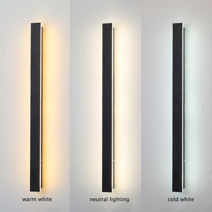 Vandtæt LED Udendørs Væglampe – Moderne Minimalistisk Facadelampe