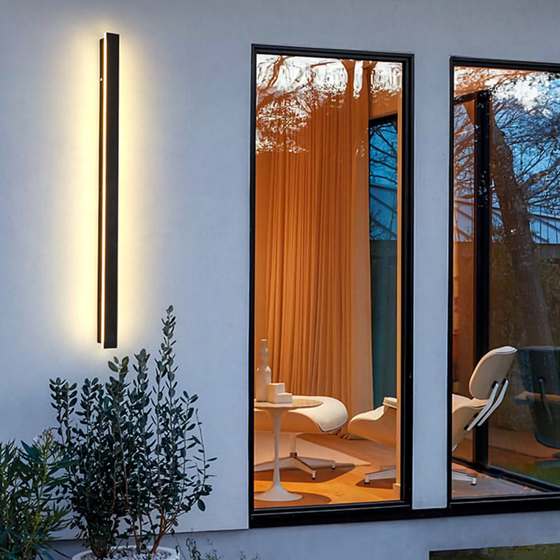 Vandtæt LED Udendørs Væglampe – Moderne Minimalistisk Facadelampe