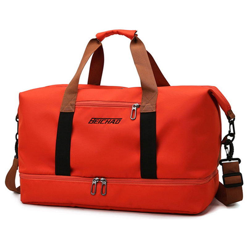 Vandafvisende rejse- og sportstaske rummelig duffelbag til fitness og weekend