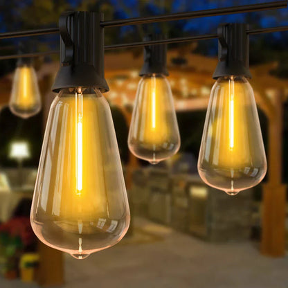 Vejrbestandig LED-lyskæde til have og terrasse