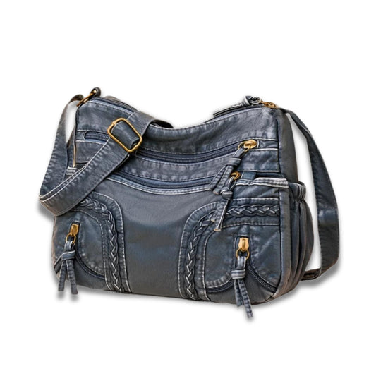 WeaveStyle Skuldertaske med Flettet Design Elegant Let og Rummelig Håndtaske