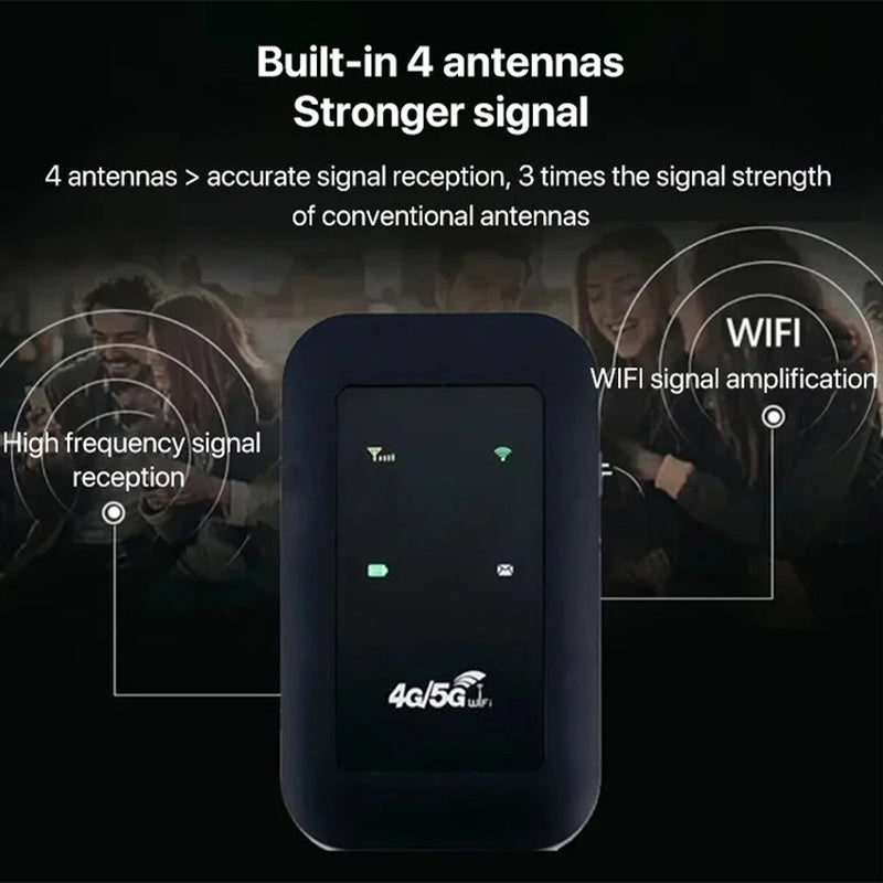 Wi-Fi Pro Bærbar Wi-Fi Booster til Hurtigt og Stabilt Internet