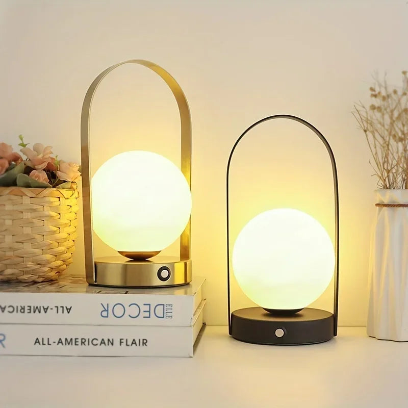 Trådløs Udendørs Bordlampe Genopladelig LED Lampe til Have og Terrasse
