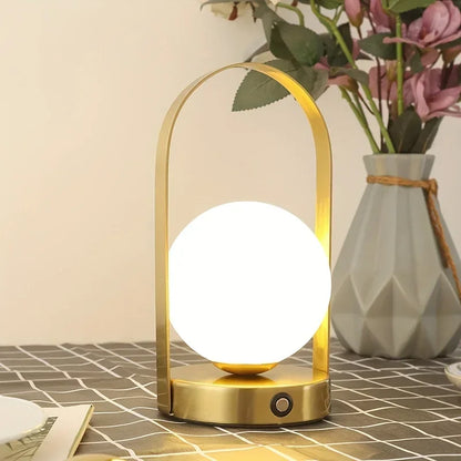 Trådløs Udendørs Bordlampe Genopladelig LED Lampe til Have og Terrasse