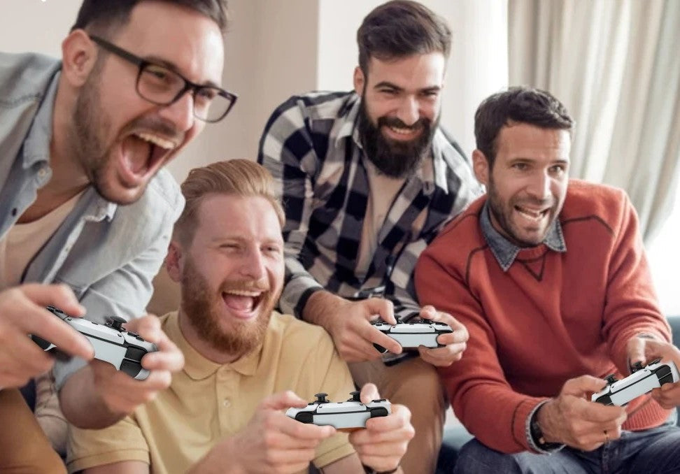 Trådløs retrospilkonsol med 4K HDMI og 2 trådløse controllere