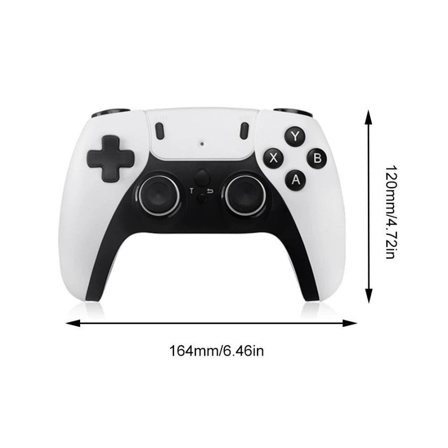 Trådløs retrospilkonsol med 4K HDMI og 2 trådløse controllere