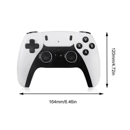 Trådløs retrospilkonsol med 4K HDMI og 2 trådløse controllere