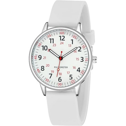 Dameur med Clips, Silikonrem og Vandtæt Design