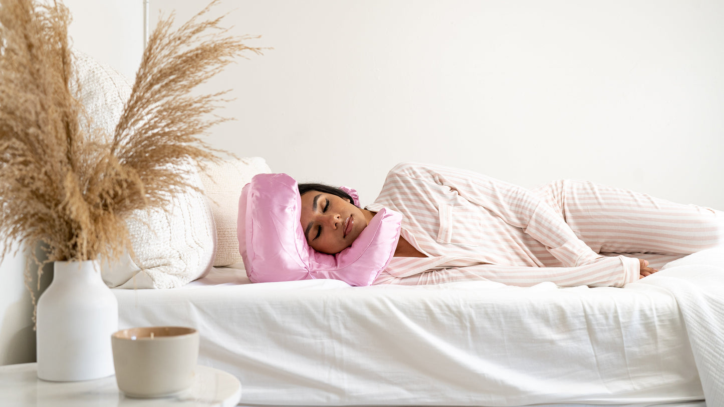 WrinkleFree Skønhedspude i Memory Foam med Ergonomisk Design