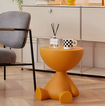 Ylix Rundt Sofabord Moderne Kompakt Sidebord