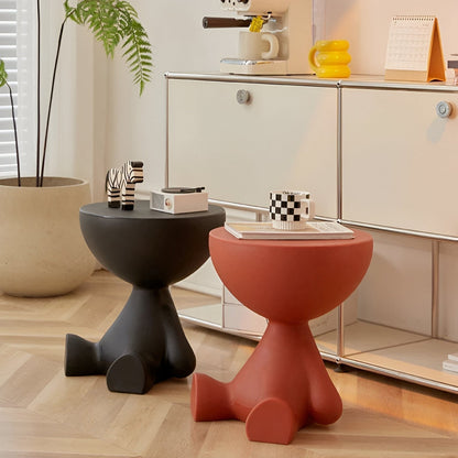 Ylix Rundt Sofabord Moderne Kompakt Sidebord
