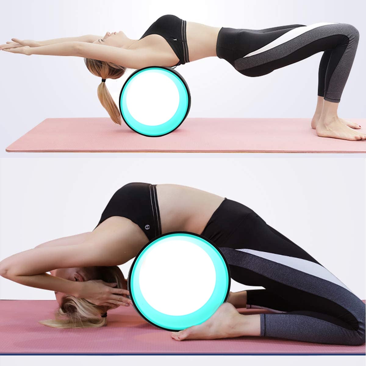 Yoga Wheel til Fleksibilitet og Rygstøtte
