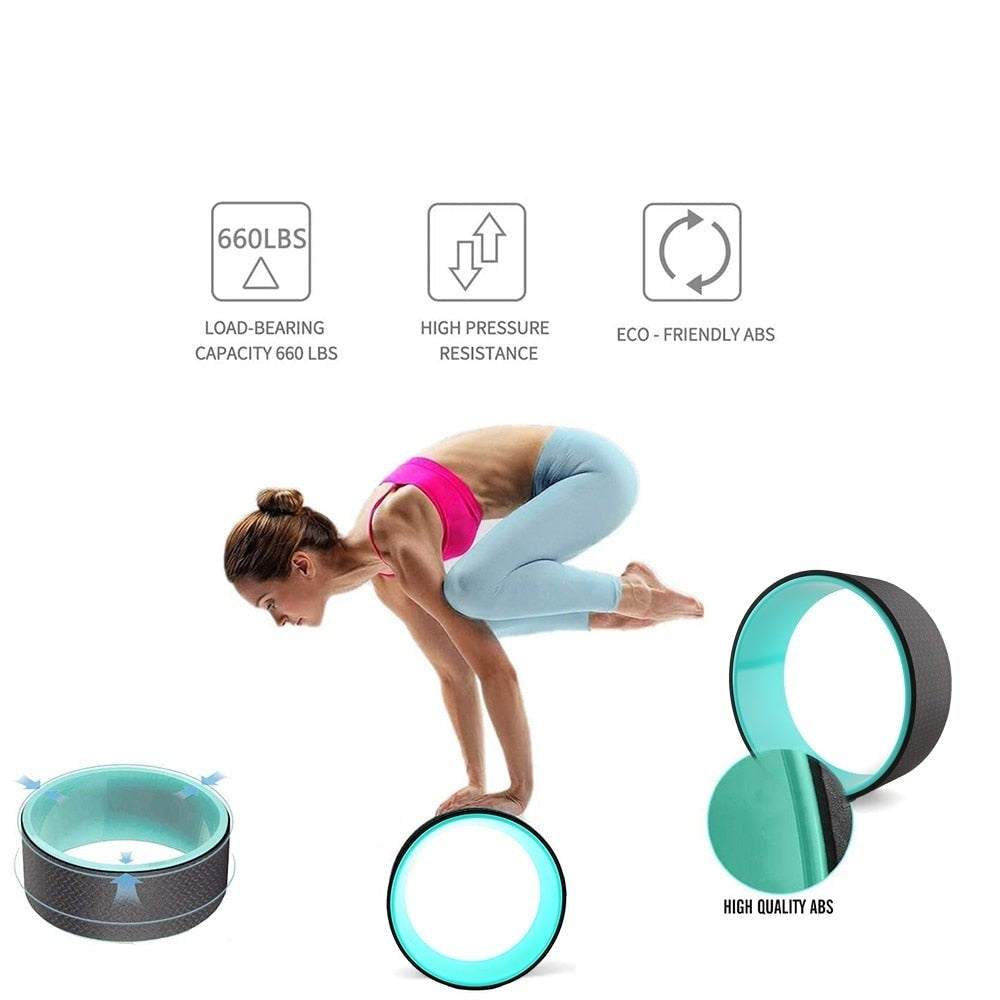 Yoga Wheel til Fleksibilitet og Rygstøtte