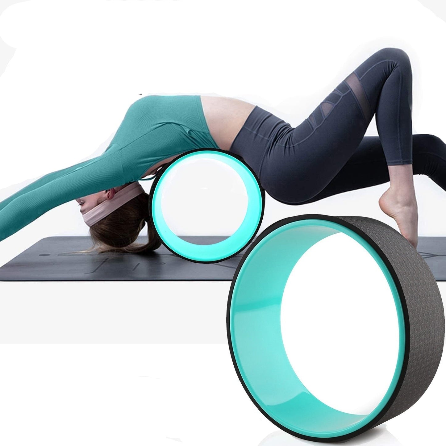 Yoga Wheel til Fleksibilitet og Rygstøtte
