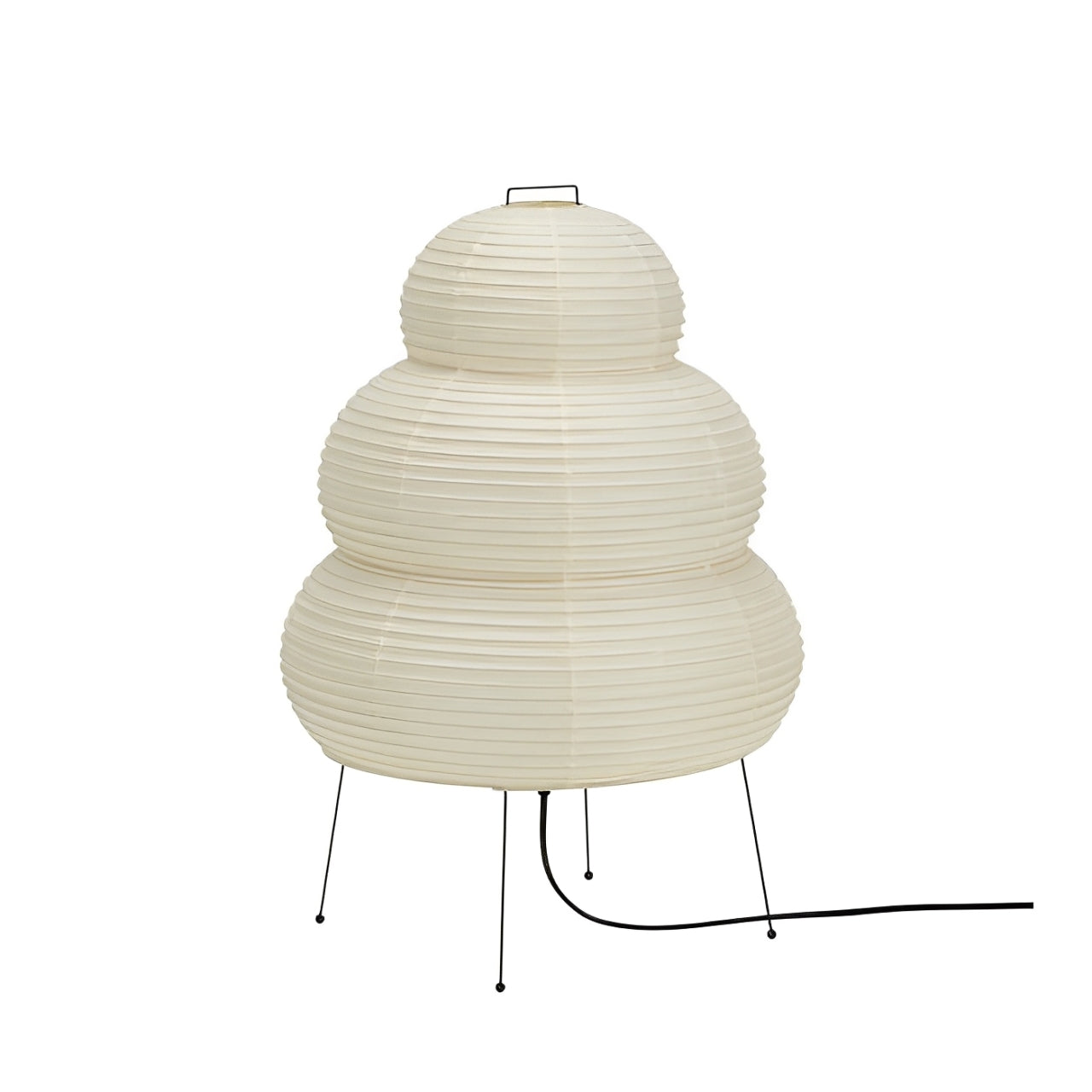 Zen Gulvlampe med Dæmpbar LED-belysning og Japanskinspireret Design