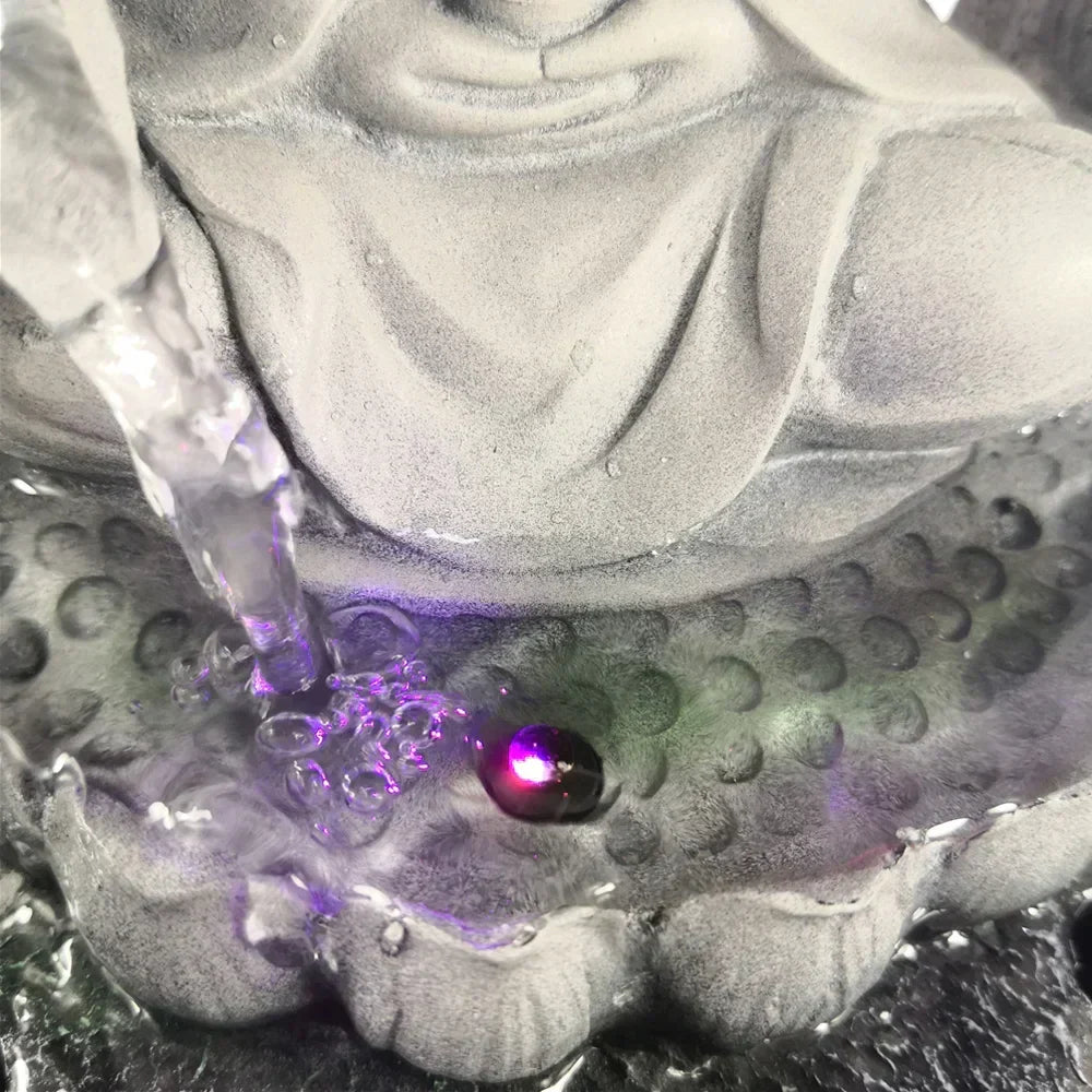 ZenFlow Buddha Vandfontæne til Indendørs Brug og Rolig Boligindretning