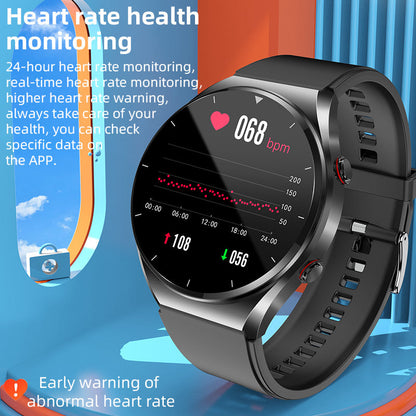 HealthGuard Pro Smartwatch med Fitnessmåling, Skridttæller og Søvntracking