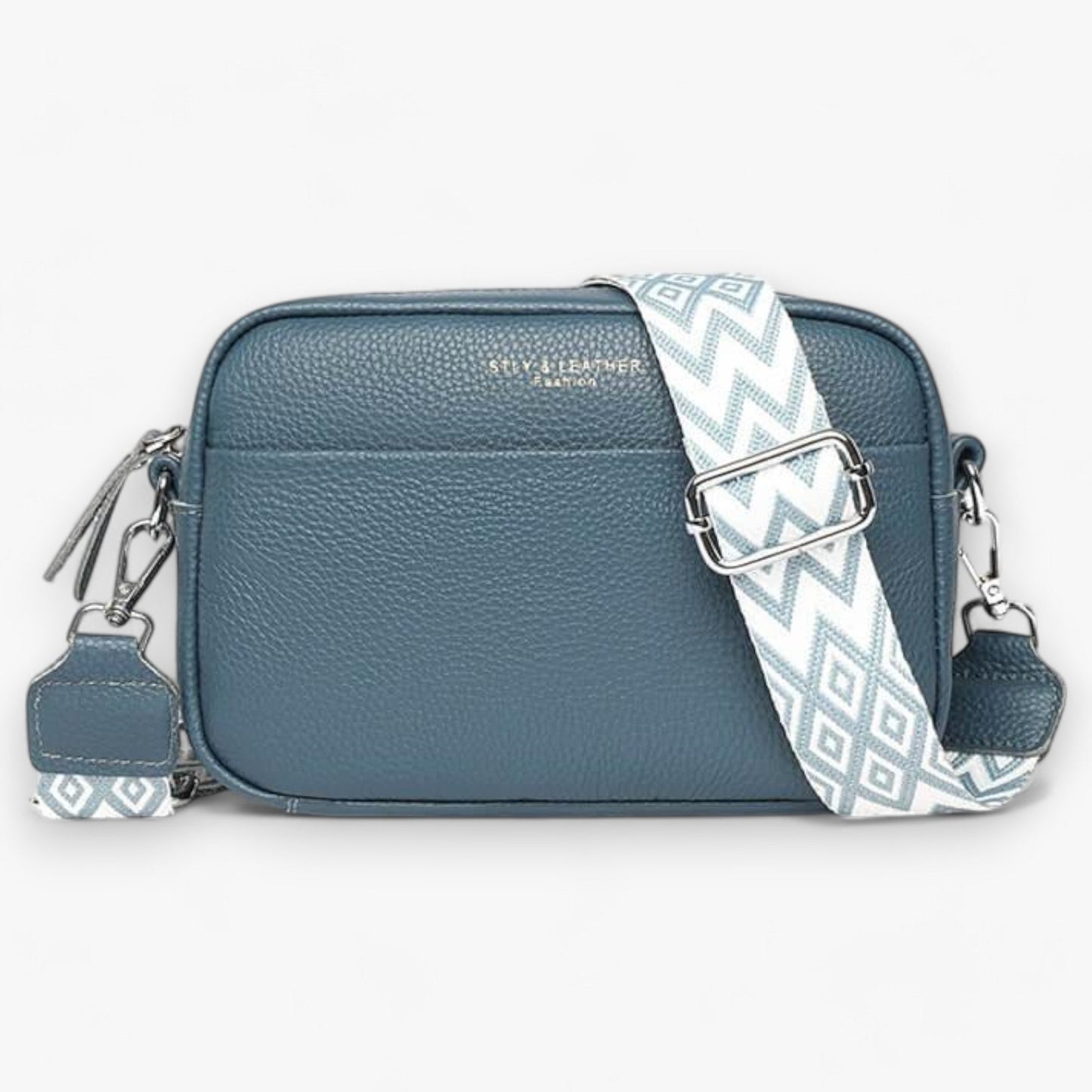 Elegant crossbody taske i læder til kvinder med kompakt design