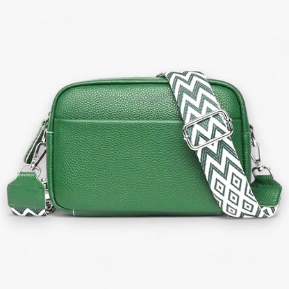 Elegant crossbody taske i læder til kvinder med kompakt design