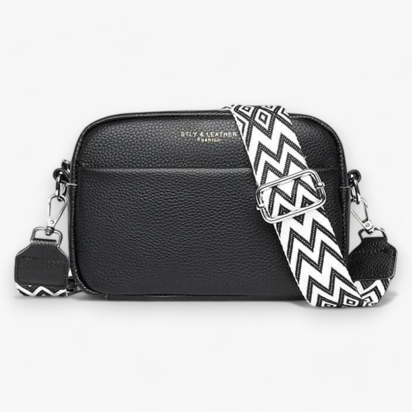 Elegant crossbody taske i læder til kvinder med kompakt design